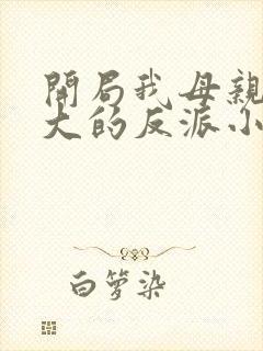 开局我母亲是最大的反派小说