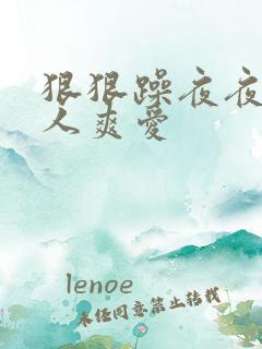 狠狠躁夜夜躁人人爽爱