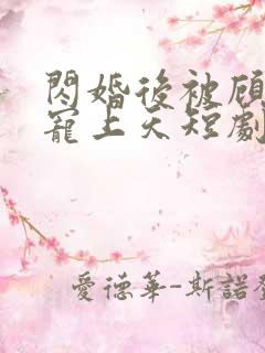 闪婚后被顾先生宠上天短剧