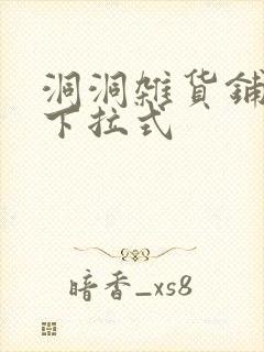 洞洞杂货铺免费下拉式