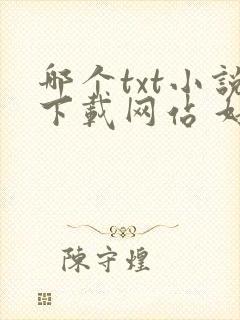 哪个txt小说下载网站 好