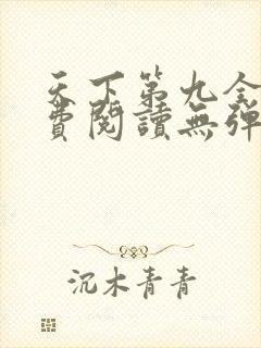 天下第九全文免费阅读无弹窗