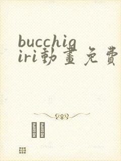 bucchigiri动画免费观看