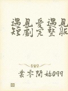 遇见爱遇见幸福短剧完整版