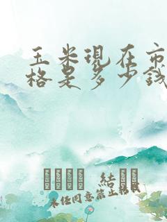 玉米现在市场价格是多少钱一斤