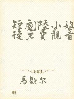 短剧陆小姐独美后免费观看