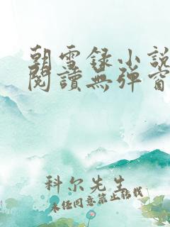 朝雪录小说免费阅读无弹窗