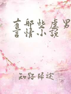 有哪些虐男主的言情小说