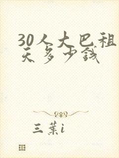 30人大巴租一天多少钱