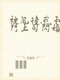 被甩后,我和豪门上司闪婚了