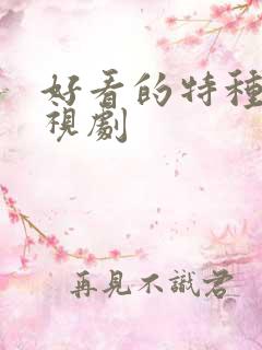 好看的特种兵电视剧