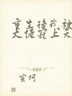 重生后我被病娇大佬宠上天 txt