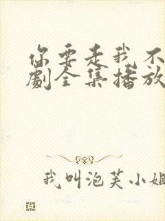 你要走我不留短剧全集播放