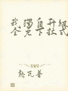 我独自升级漫画全免下拉式