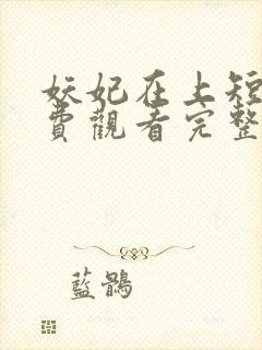 妖妃在上短剧免费观看完整版