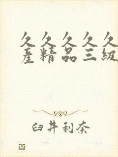 久久久久久久国产精品三级