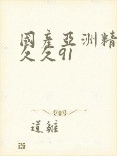 国产亚洲精品久久久91