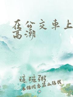 在公交车上被插高潮