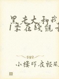 黑老大和我的第1季在线观看全集免费高清