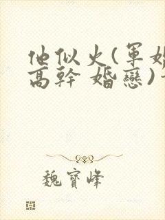 他似火(军婚 高干 婚恋)笔趣阁