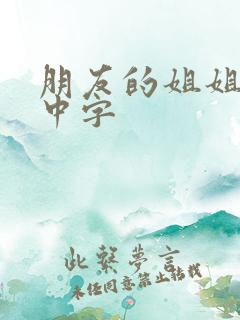 朋友的姐姐韩语中字