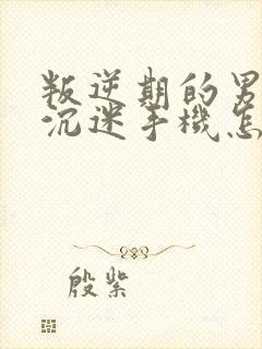 叛逆期的男孩子沉迷手机怎么办