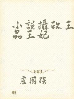 小说摄政王的医品王妃