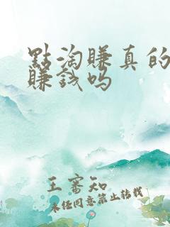 点淘赚真的可以赚钱吗