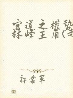 官道之权势滔天林峰主角(赵小二)_