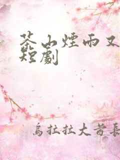 茶山烟雨又逢君短剧