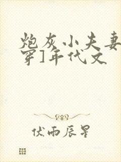 炮灰小夫妻[快穿]年代文