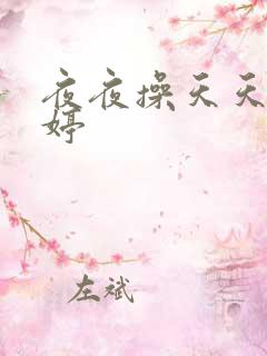 夜夜操天天干婷婷