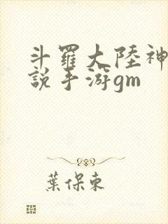 斗罗大陆神界传说手游gm