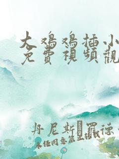 大鸡鸡插小逼逼免费视频观看