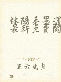 林阳秦墨浓小说最新免费阅读