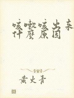 咳嗽咳出来血是什么原因