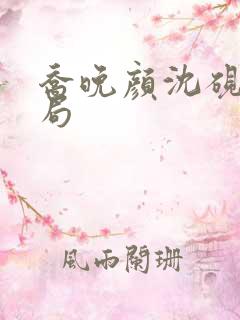 乔晚颜沈砚辞结局