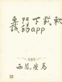 专门下载软件赚钱的app