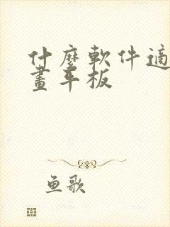 什么软件适合画画平板