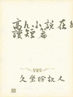 高h小说在线阅读短篇