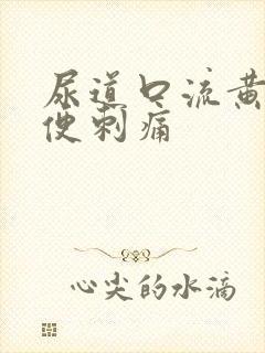 尿道口流黄脓小便刺痛