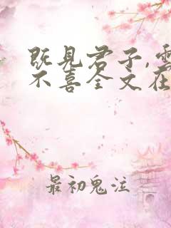 既见君子,云胡不喜全文在线阅读小说