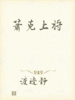 萧克上将