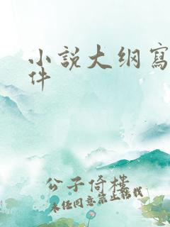 小说大纲写作软件