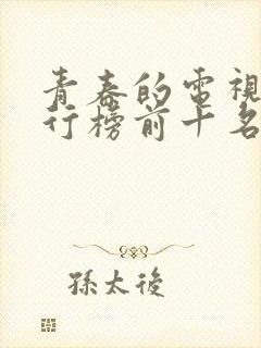 青春的电视剧排行榜前十名
