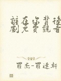 谁在你背后电视剧免费观看