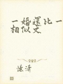 一婚还比一婚高相似文