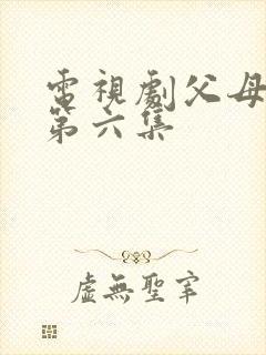 电视剧父母爱情第六集