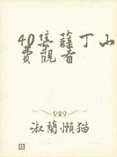 40集薛丁山免费观看