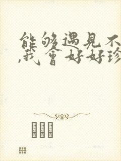 能够遇见不容易,我会好好珍惜是什么歌